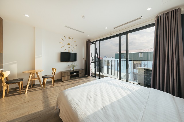 Cho Thuê Studio Mới, Giá Rẻ, Đầy Đủ Nội Thất Gỗ Cao Cấp Tại Phố Xuân Diệu, Tây Hồ 1