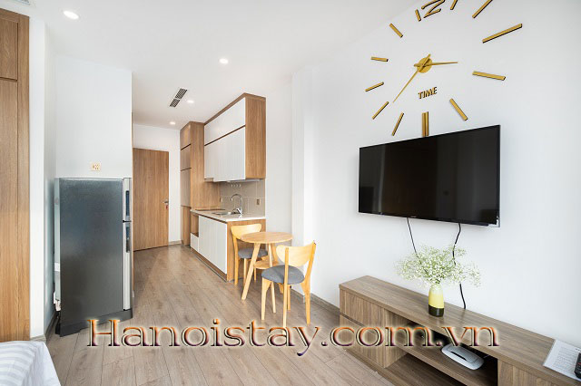 Cho Thuê Studio Mới, Giá Rẻ, Đầy Đủ Nội Thất Gỗ Cao Cấp Tại Phố Xuân Diệu, Tây Hồ 4