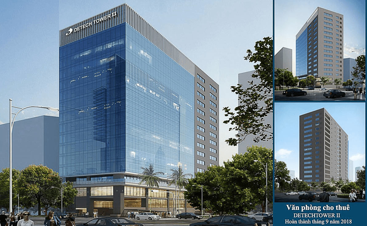 Cho thuê văn phòng hiện đại, giá cả phải chăng tại Detech Tower II, Nguyễn Phòng Sắc 10