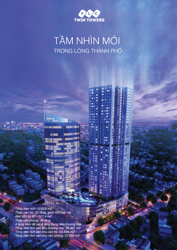 Tòa nhà FLC Twin Towers 265 Cầu Giấy cần cho thuê ngay diện tích 140m2, giá rẻ 3